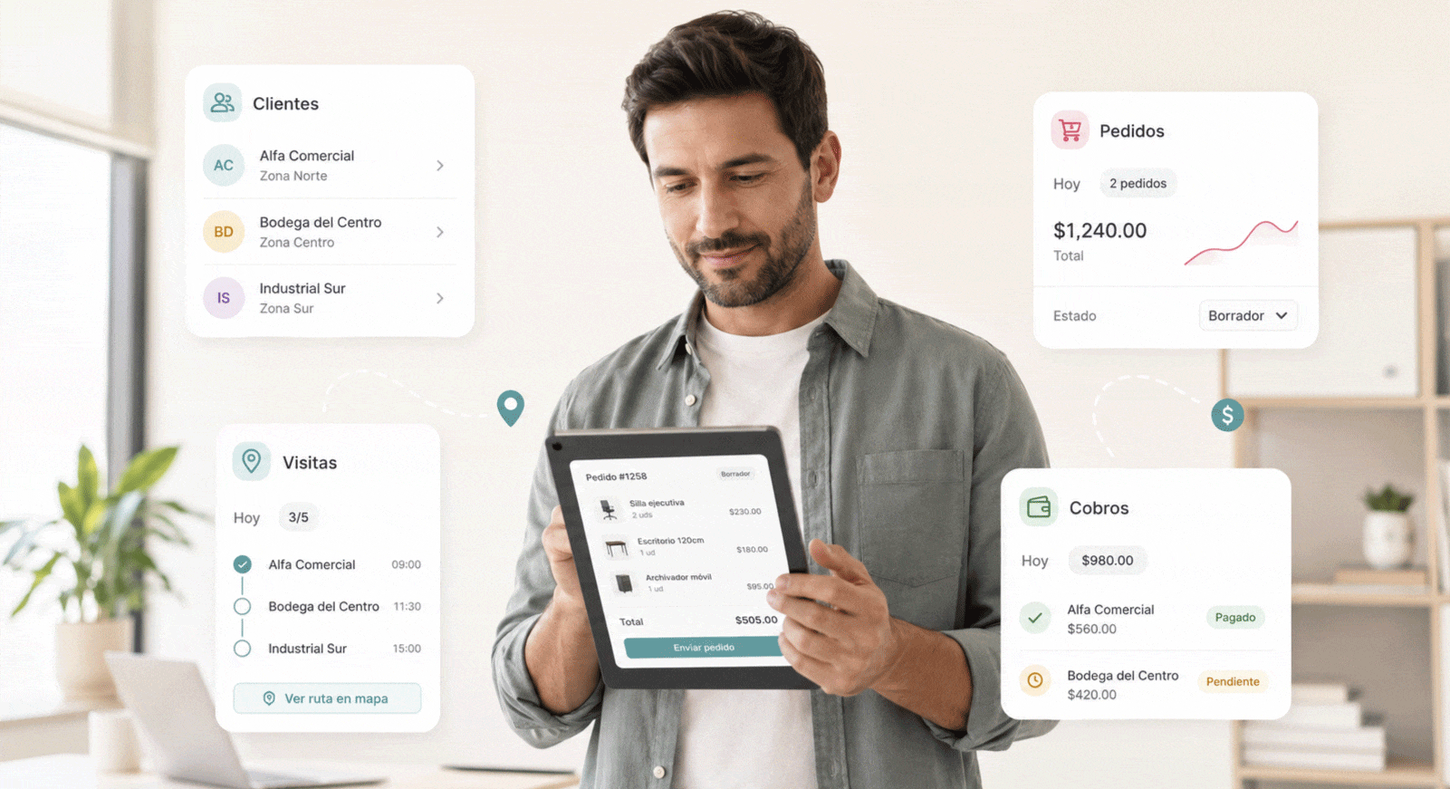 Sales App IFG para la gestión comercial y venta en ruta integrada con Business Central
