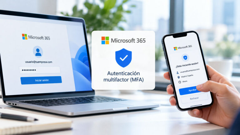 Autenticación multifactor (MFA) en Microsoft 365: protege los accesos de tu empresa